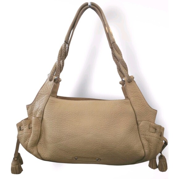 Cole Haan Brown Hobo Bag with Braided Handle MINT CONDITION - Picture 6 of 16